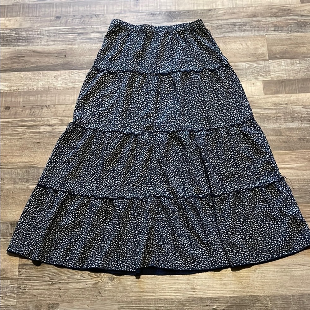 Brandy Melville A-line Black and White Maxi Skirt - Picture 4 of 5